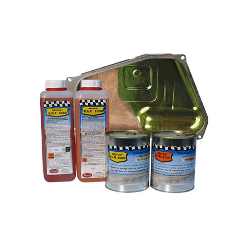 Restom superkit , traitement résine pour réservoir de voiture ancienne