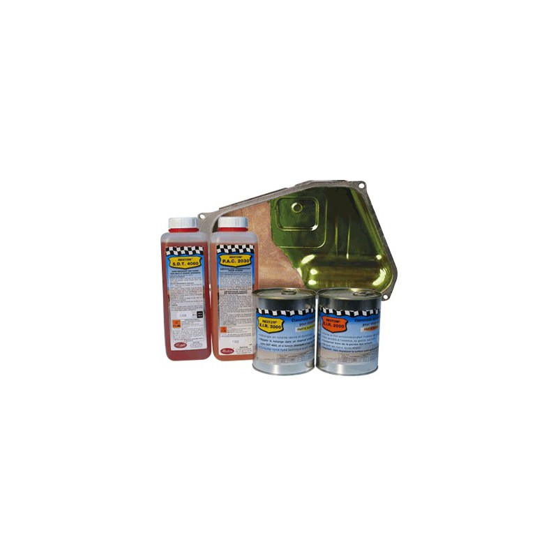 Restom superkit , traitement résine pour réservoir de voiture ancienne