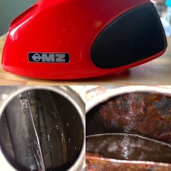 Restom superkit , traitement résine pour réservoir de voiture ancienne